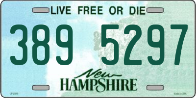 NH license plate 3895297