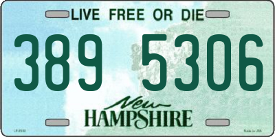 NH license plate 3895306