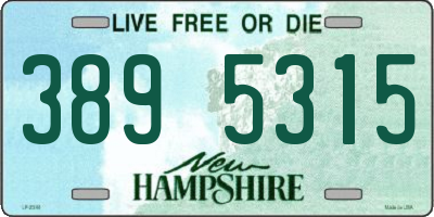 NH license plate 3895315