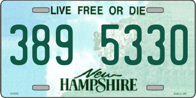 NH license plate 3895330