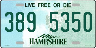 NH license plate 3895350