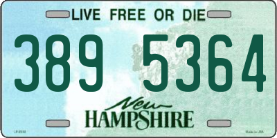 NH license plate 3895364