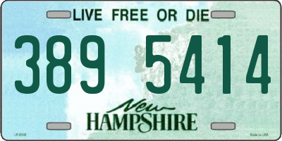 NH license plate 3895414