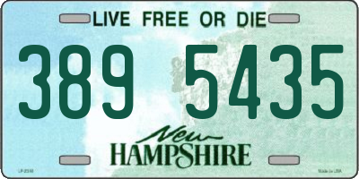 NH license plate 3895435