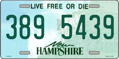 NH license plate 3895439