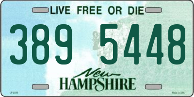 NH license plate 3895448