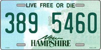 NH license plate 3895460