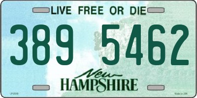 NH license plate 3895462