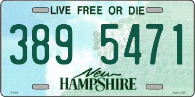 NH license plate 3895471