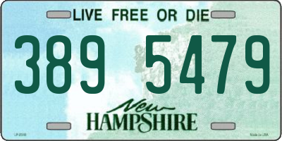 NH license plate 3895479