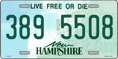 NH license plate 3895508