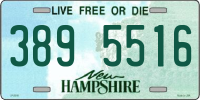 NH license plate 3895516