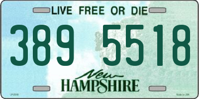 NH license plate 3895518