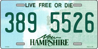 NH license plate 3895526