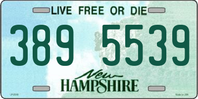 NH license plate 3895539
