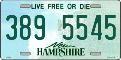 NH license plate 3895545