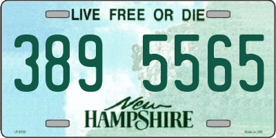 NH license plate 3895565