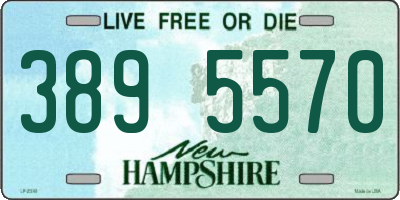 NH license plate 3895570