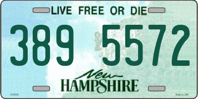 NH license plate 3895572