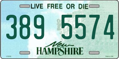 NH license plate 3895574