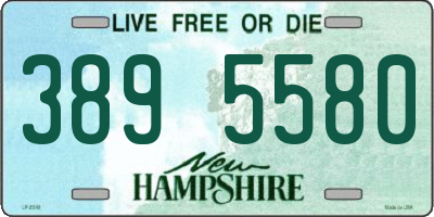 NH license plate 3895580