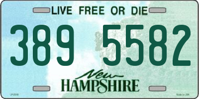 NH license plate 3895582