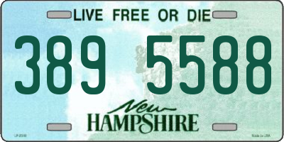 NH license plate 3895588