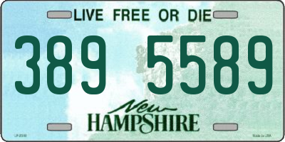 NH license plate 3895589