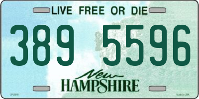 NH license plate 3895596