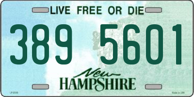 NH license plate 3895601