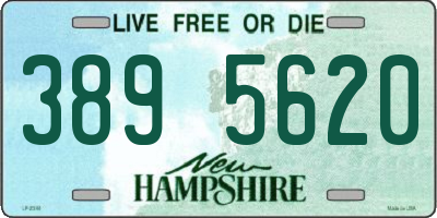 NH license plate 3895620