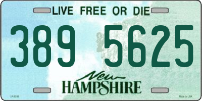 NH license plate 3895625