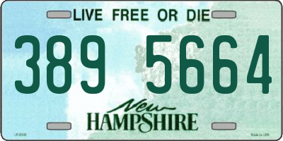 NH license plate 3895664