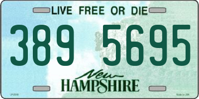 NH license plate 3895695