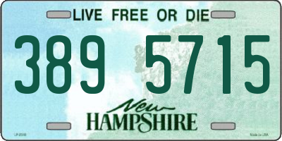 NH license plate 3895715