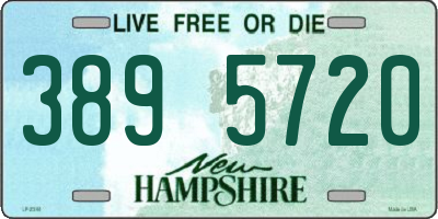 NH license plate 3895720