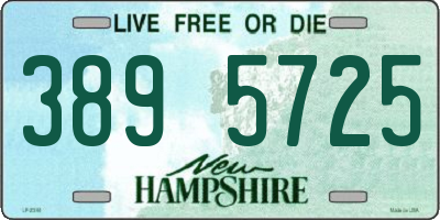 NH license plate 3895725