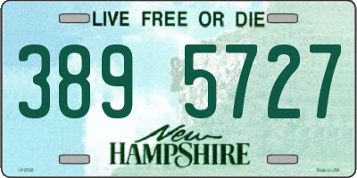 NH license plate 3895727