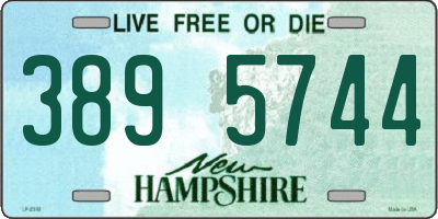 NH license plate 3895744