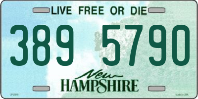 NH license plate 3895790