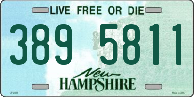 NH license plate 3895811