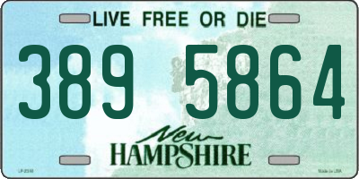 NH license plate 3895864