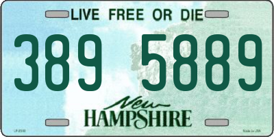 NH license plate 3895889