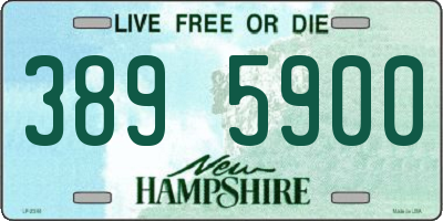 NH license plate 3895900