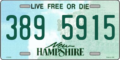 NH license plate 3895915