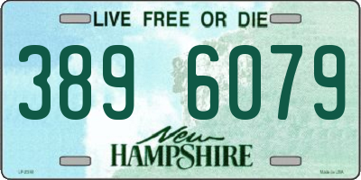 NH license plate 3896079