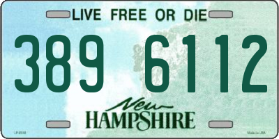 NH license plate 3896112