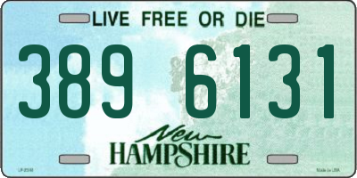 NH license plate 3896131
