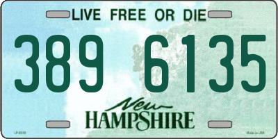 NH license plate 3896135