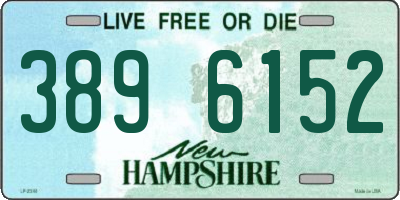 NH license plate 3896152